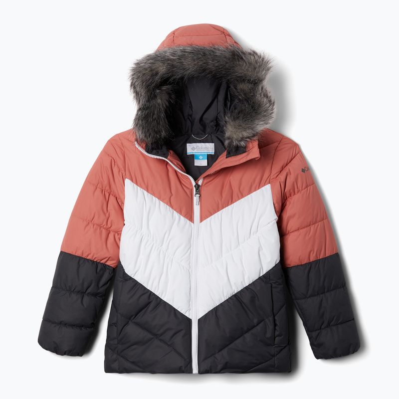 Детско ски яке Columbia Arctic Blast dark coral/shark/white 7