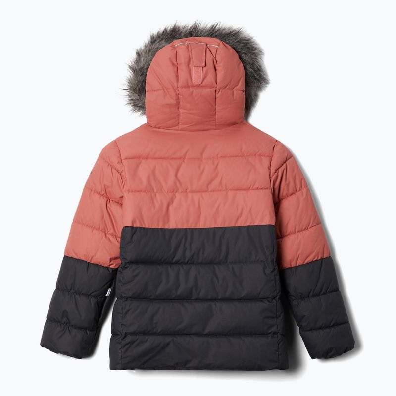 Детско ски яке Columbia Arctic Blast dark coral/shark/white 8