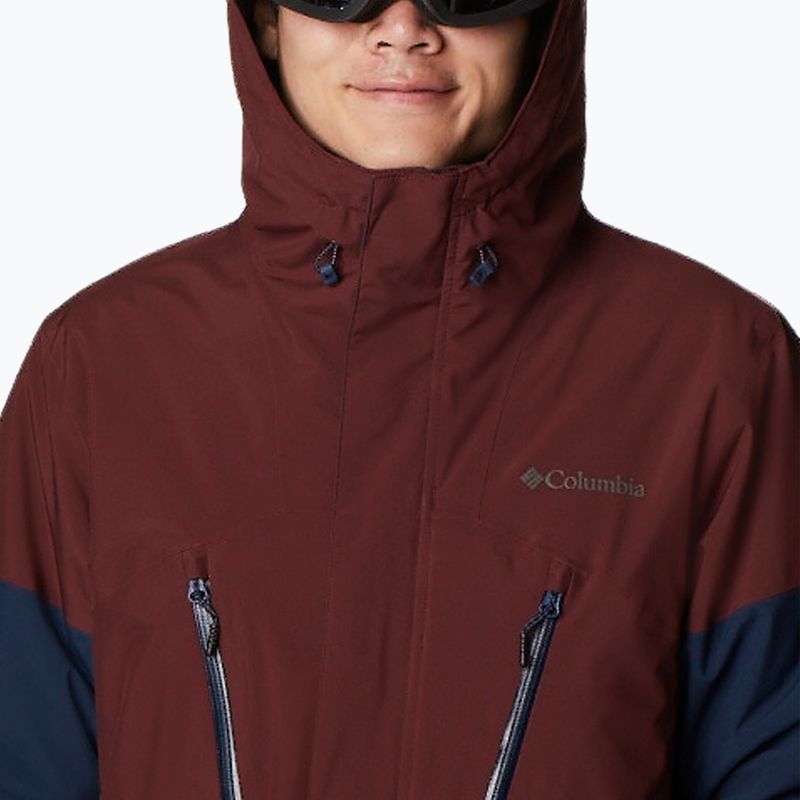 Мъжко ски яке Columbia Aerial Ascender collegiate navy/elderberry 5