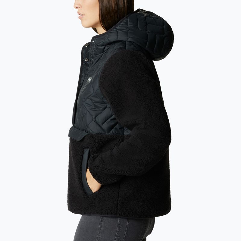 Дамски суитшърт Columbia Sweet View Fleece с качулка trekking black 2