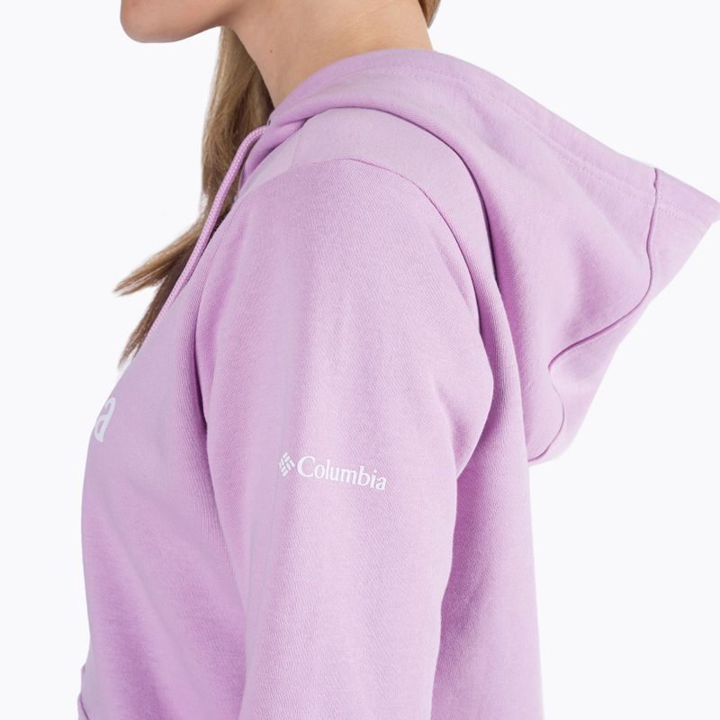 Дамски суитшърт за трекинг Columbia Logo purple 1895751 6