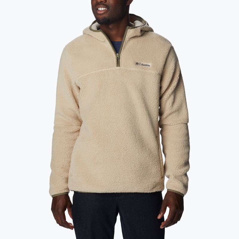 Columbia Rugged Ridge III Sherpa beige men's fleece sweatshirt 2013692