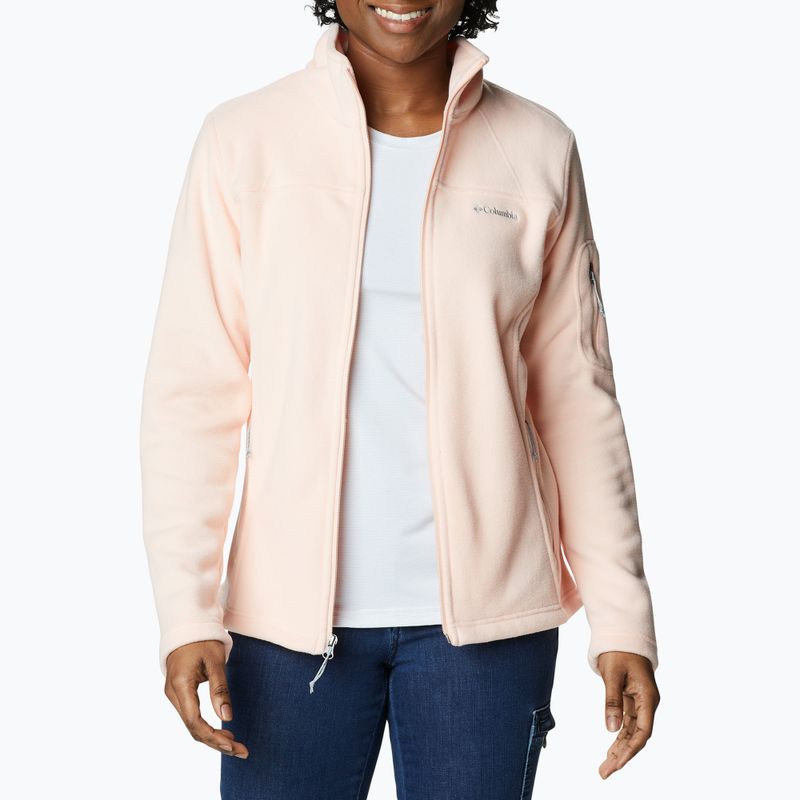 Columbia Fast Trek II Peach Blossom дамски поларен суитшърт 1465351890 6