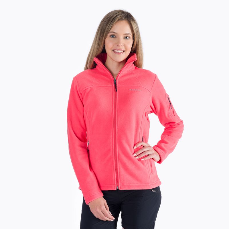 Дамски поларен суитшърт Columbia Fast Trek II  розов 1465351