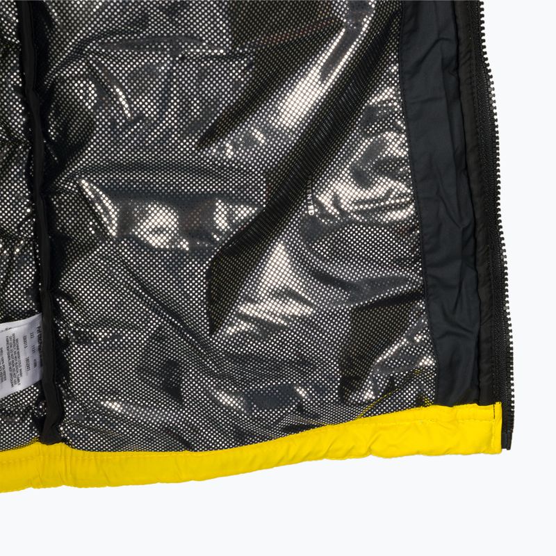 Детско пухено яке с качулка Columbia Powder Lite Black and Yellow 1802901 5