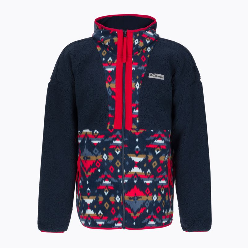 Мъжки потник Columbia Backbowl Sherpa fleece coll navy/coll navy rocky mtn print 7