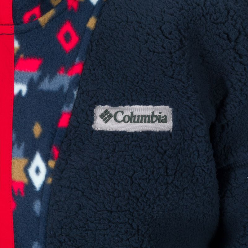 Мъжки потник Columbia Backbowl Sherpa fleece coll navy/coll navy rocky mtn print 9