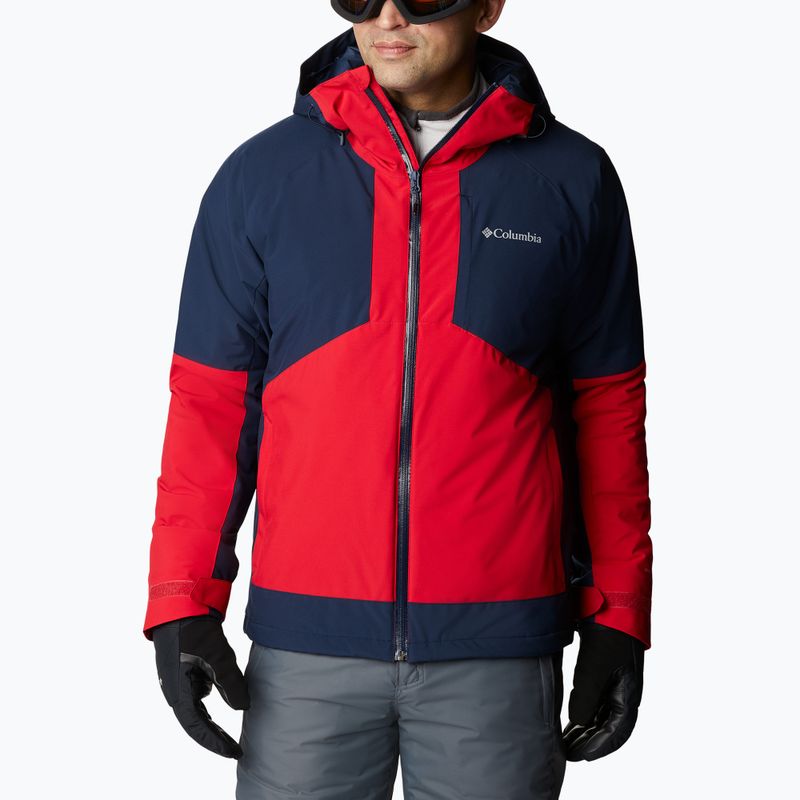 Мъжко ски яке Columbia Centerport II mountain red/collegiate navy