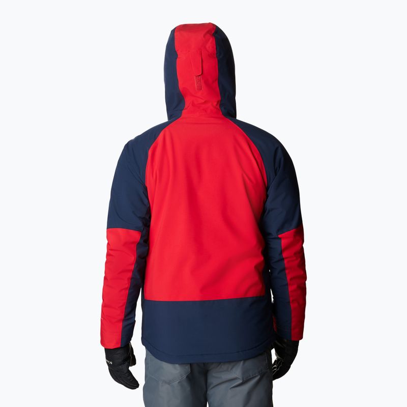 Мъжко ски яке Columbia Centerport II mountain red/collegiate navy 3