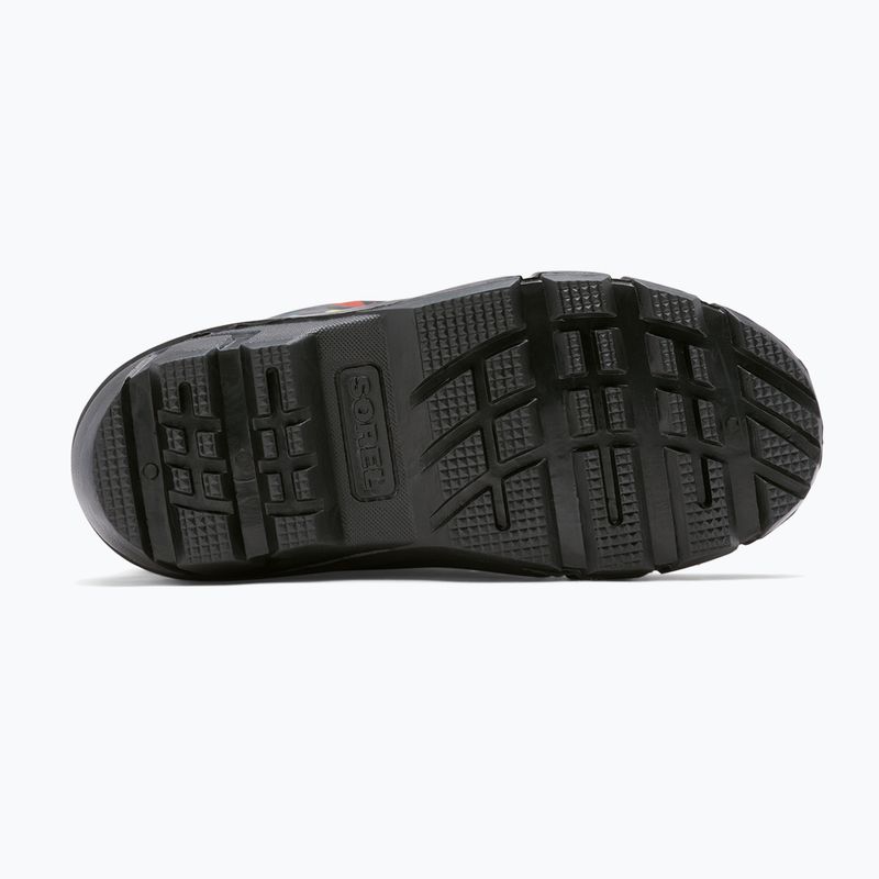 Sorel Flurry Print Boys черни/черни детски ботуши за сняг 5