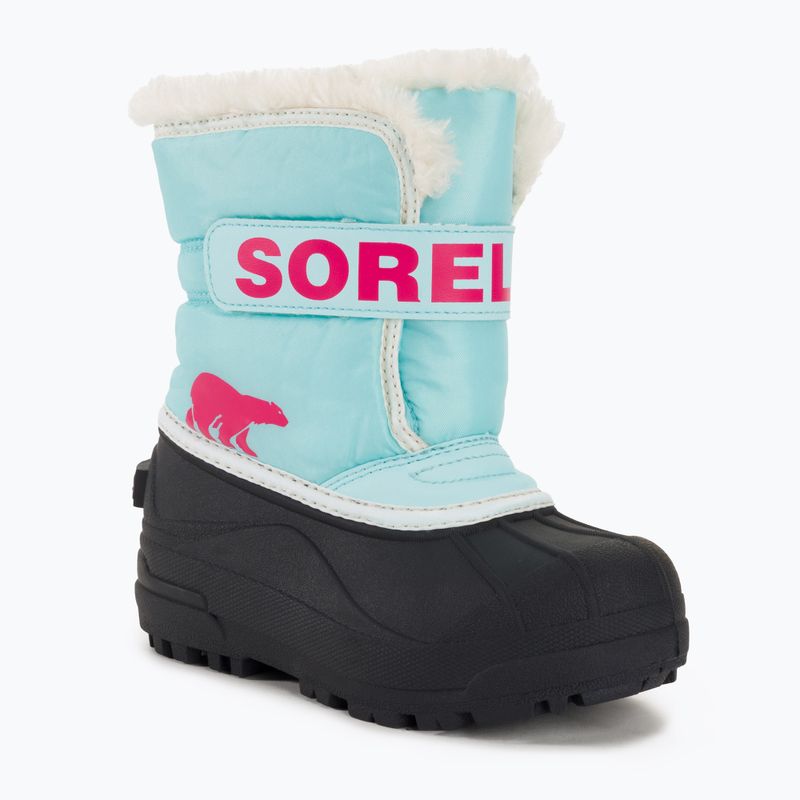 Sorel Snow Commander junior ботуши за сняг ocean surf/cactus pink