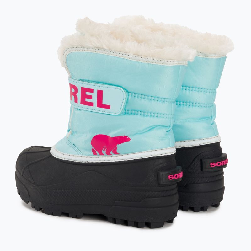 Sorel Snow Commander junior ботуши за сняг ocean surf/cactus pink 3