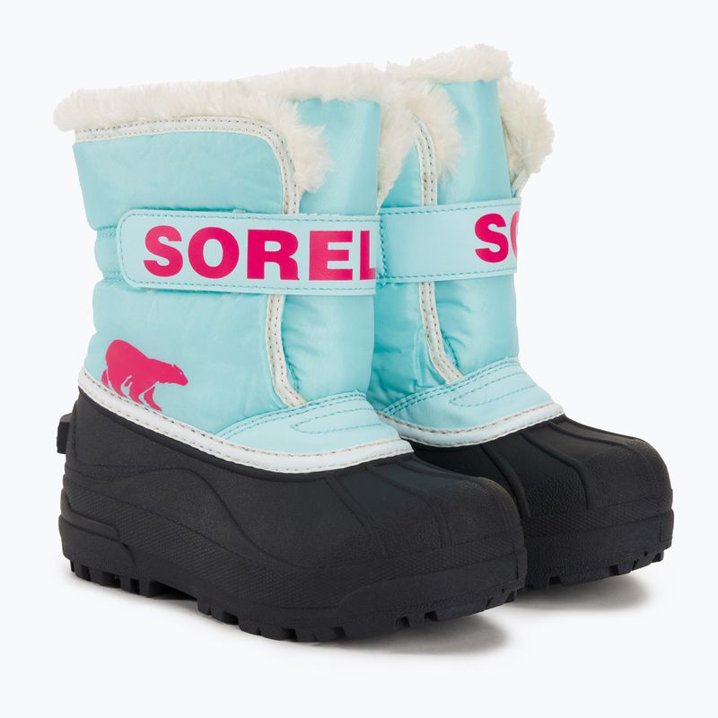 Sorel Snow Commander junior ботуши за сняг ocean surf/cactus pink 4