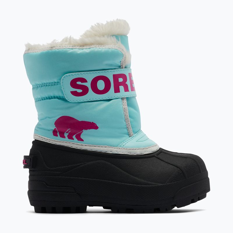 Sorel Snow Commander junior ботуши за сняг ocean surf/cactus pink 7