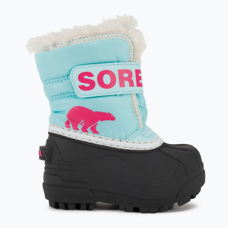 Детски ботуши за сняг Sorel Snow Commander ocean surf/cactus pink 2