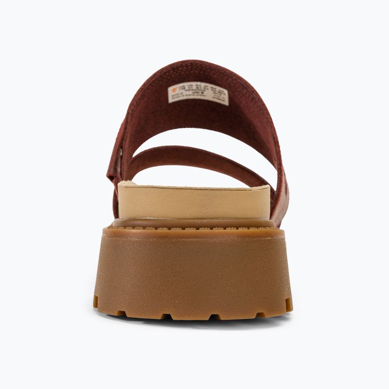 Дамски чехли Timberland Clairemont Way dark red full grain 6