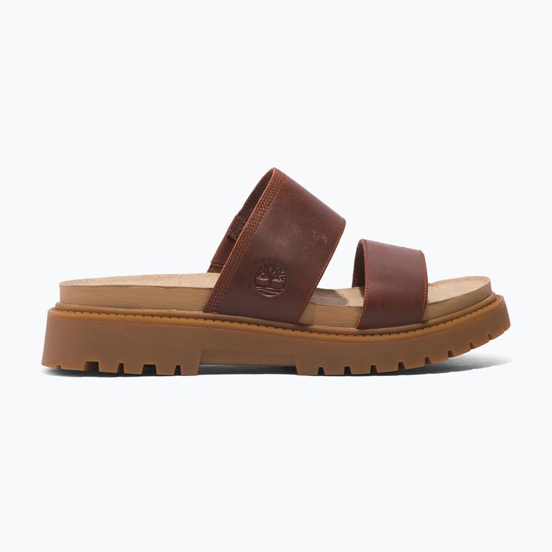 Дамски чехли Timberland Clairemont Way dark red full grain 9