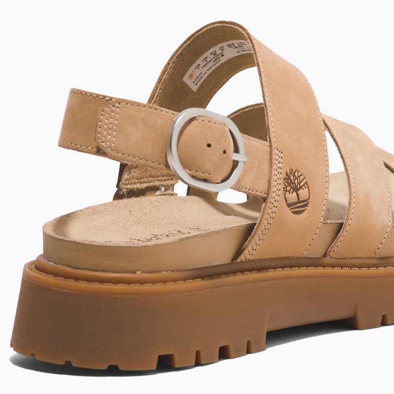 Дамски сандали Timberland Clairemont Way medium beige nubuck 8
