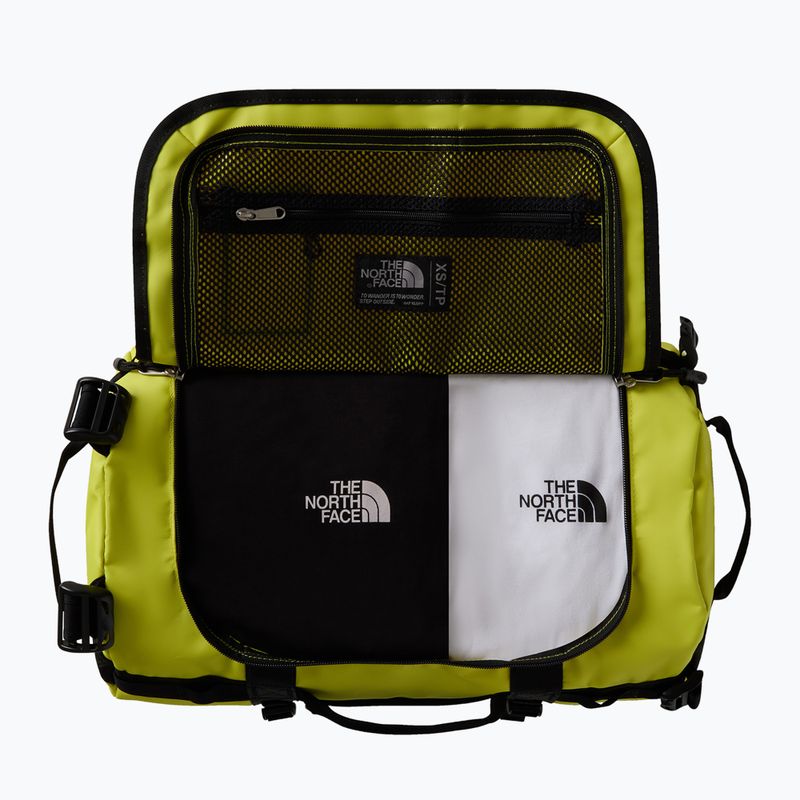 The North Face Base Camp Duffel XS 31 l sulphur spring green/tnf black пътна чанта 4