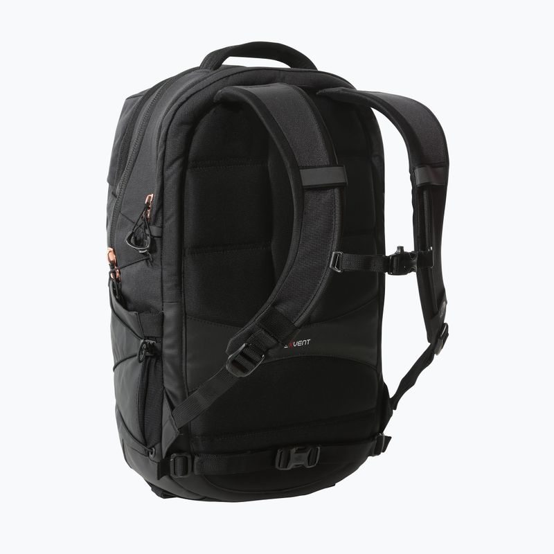 Дамска туристическа раница The North Face Borealis 27 l black heather/burnt coral metallic 2