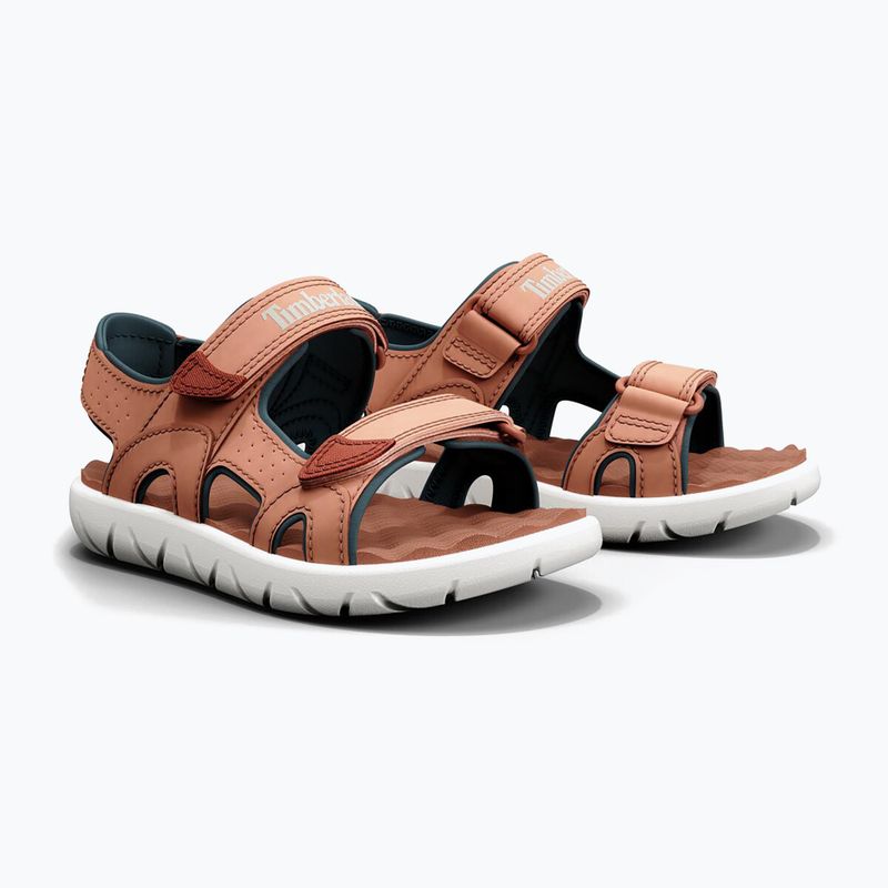 Детски сандали Timberland Perkins Row 2 Strap light orange 11