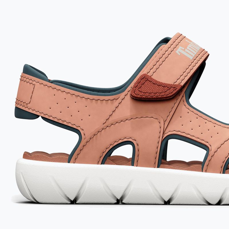Детски сандали Timberland Perkins Row 2 Strap light orange 14
