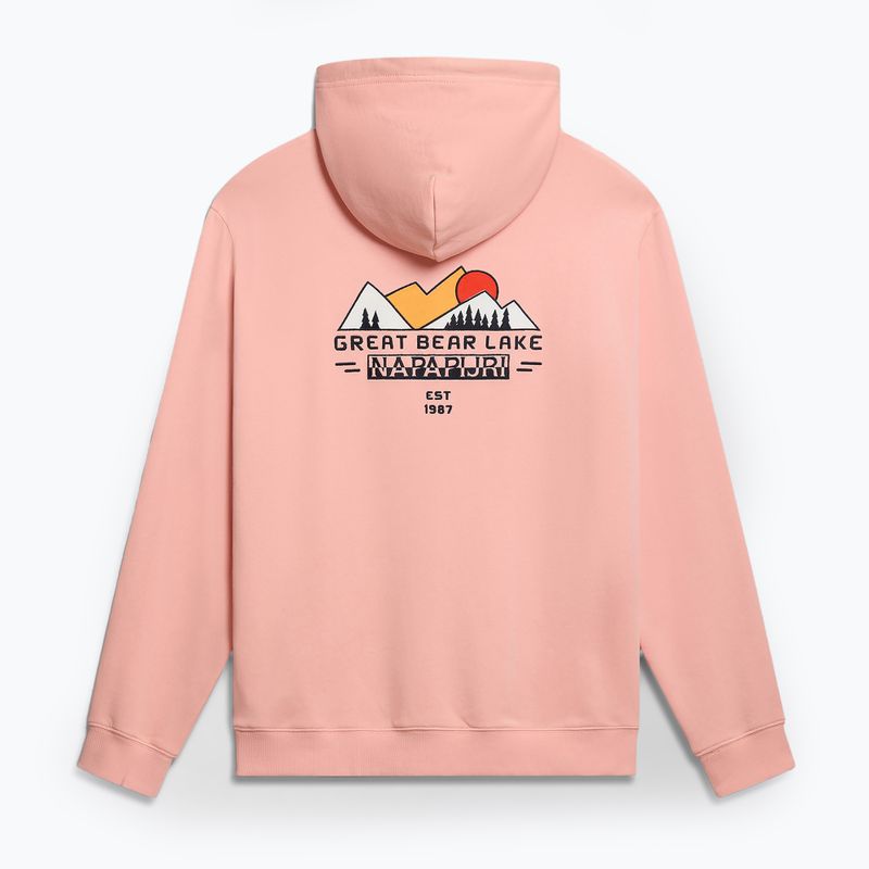 Мъжки суитшърт Napapijri B-Boyd H pink salmon 12