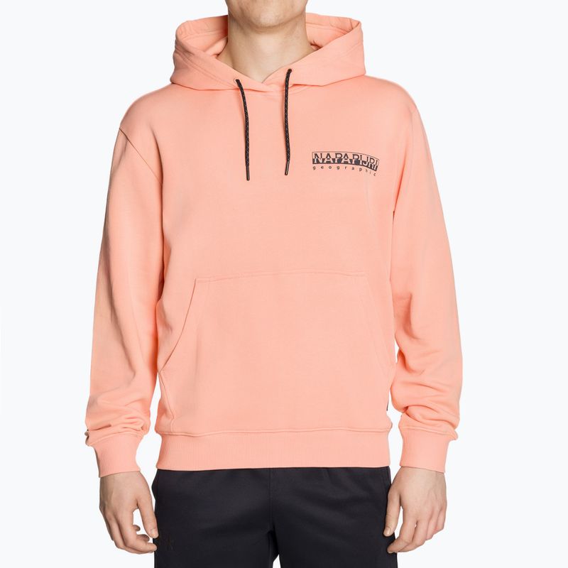 Мъжки суитшърт Napapijri B-Boyd H pink salmon 2