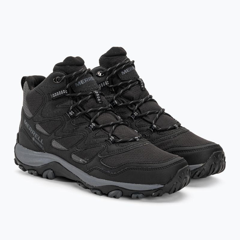 Мъжки ботуши за туризъм Merrell West Rim Sport Mid GTX black 4