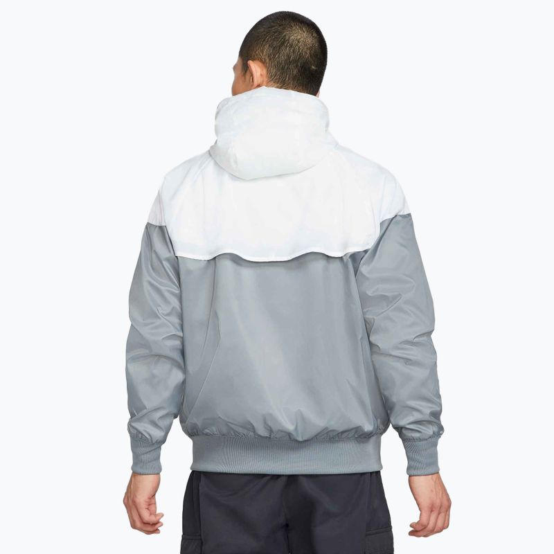 Мъжко яке Nike Sportswear Windrunner smoke grey/white/smoke grey/black 3