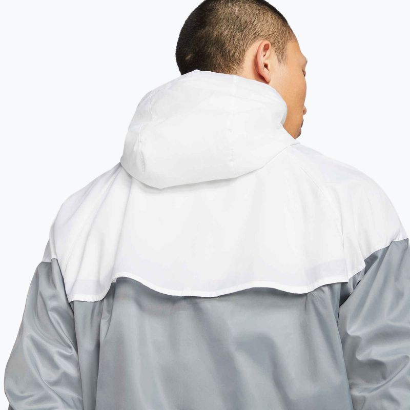 Мъжко яке Nike Sportswear Windrunner smoke grey/white/smoke grey/black 6