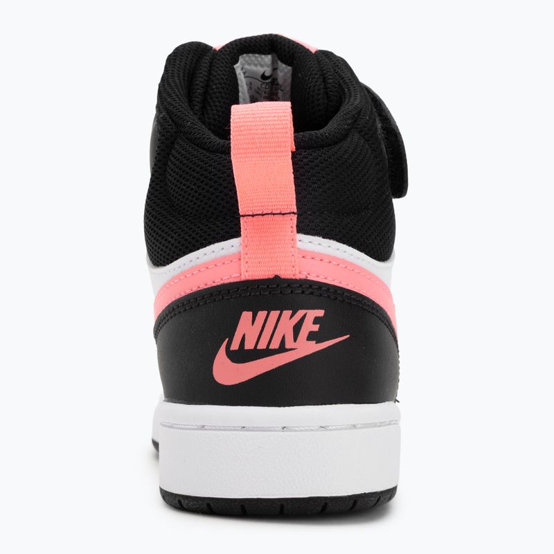 Детски обувки Nike Court Borough Mid 2 black/sunset pulse/white 6