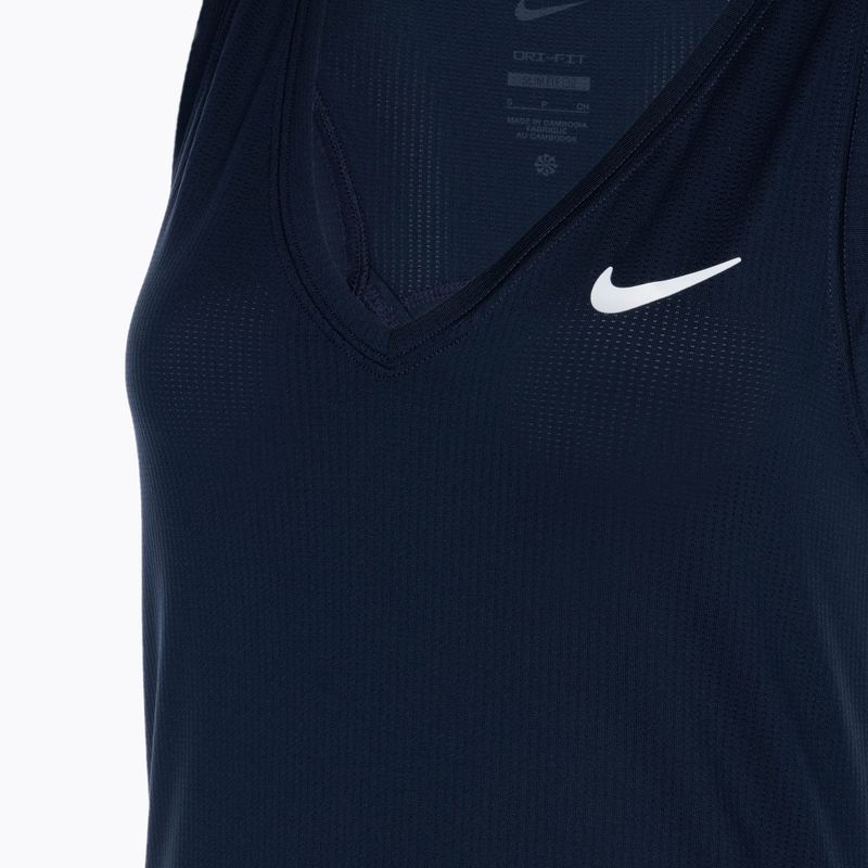 Дамски потник за тенис Nike Court Dri-Fit Victory Tank obsidian/white/white 3