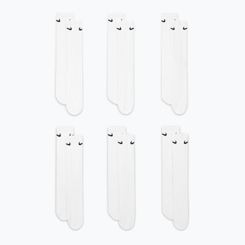 Чорапи Nike Everyday Cushioned 6 чифта white/black 3