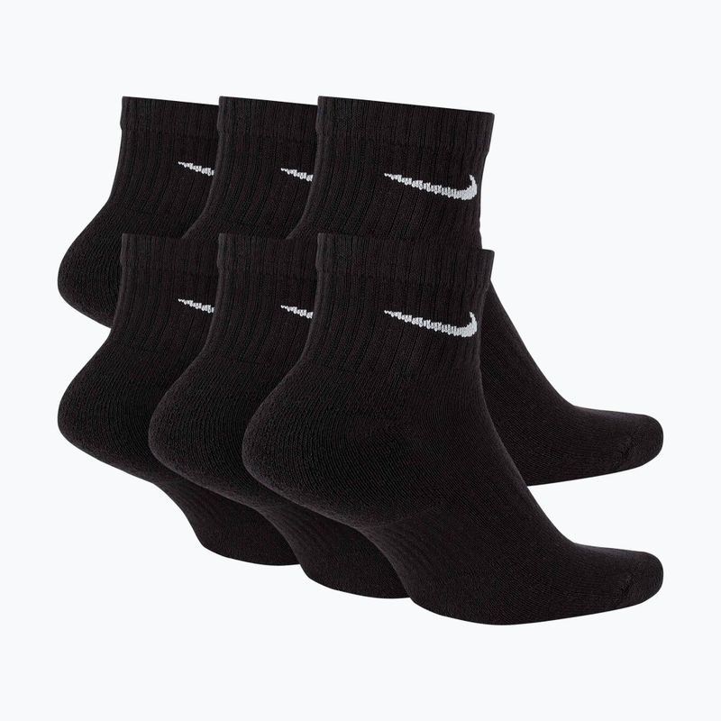Чорапи Nike Everyday Cushioned 6 чифта black/white 2