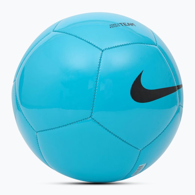 Футболна топка Nike Pitch Team размер 4 blue fury/black 2