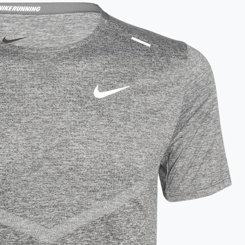 Мъжка тениска за бягане Nike Dri-Fit Rise 365 smoke grey/heather 3