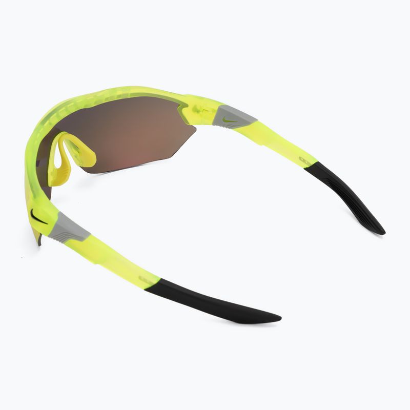 Мъжки слънчеви очила Nike Show X3 Elite L matte volt/road red mirror 2
