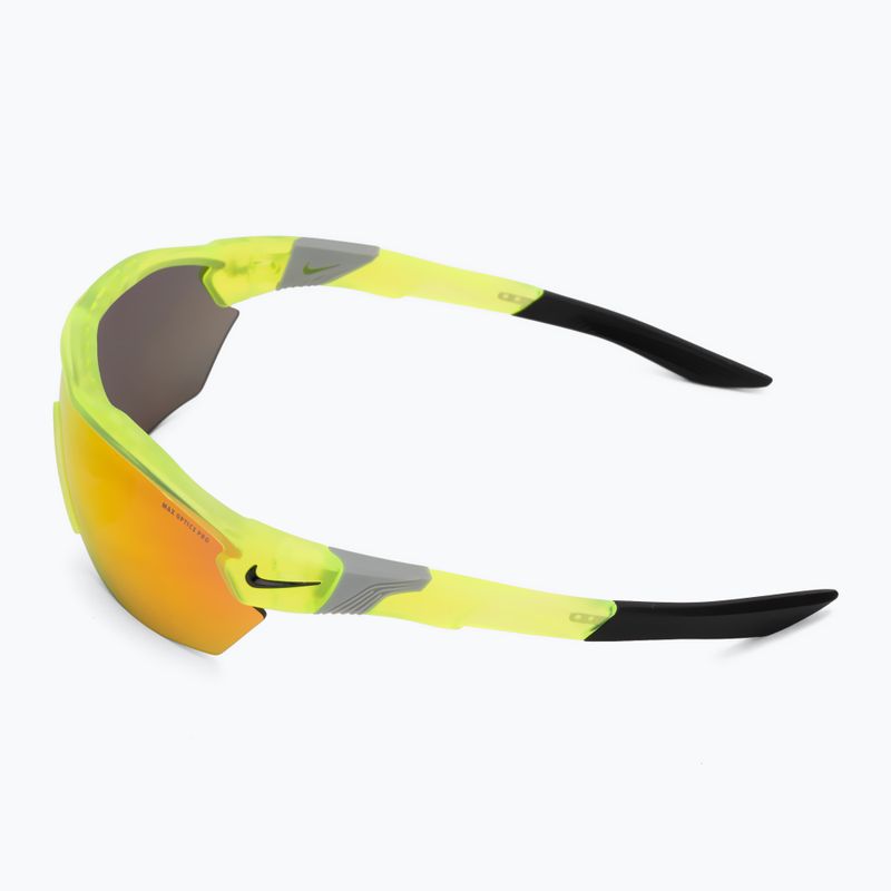 Мъжки слънчеви очила Nike Show X3 Elite L matte volt/road red mirror 4