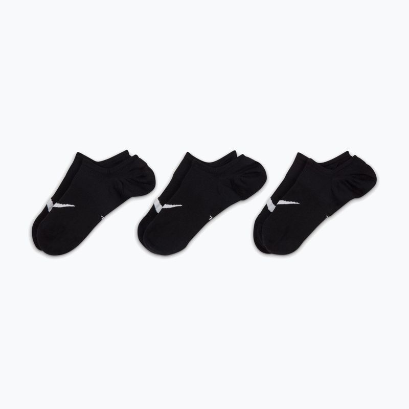 Дамски чорапи Nike Everyday Plus Lightweight Footie 3 чифта black/white 6