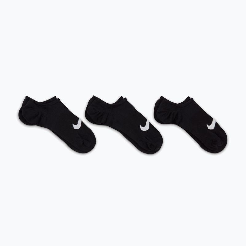 Дамски чорапи Nike Everyday Plus Lightweight Footie 3 чифта black/white 7