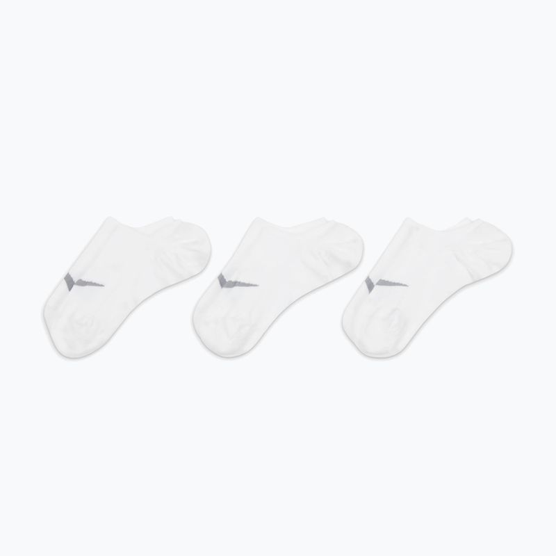 Дамски чорапи Nike Everyday Plus Lightweight Footie 3 чифта white/wolf-grey 6