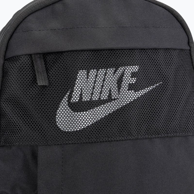 Раница Nike Elemental 21 л черно/черно/бяло 4