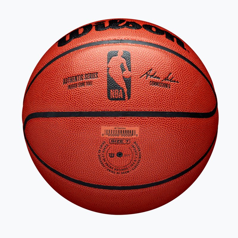 Wilson NBA баскетбол автентичен закрит оранжев размер 7 6