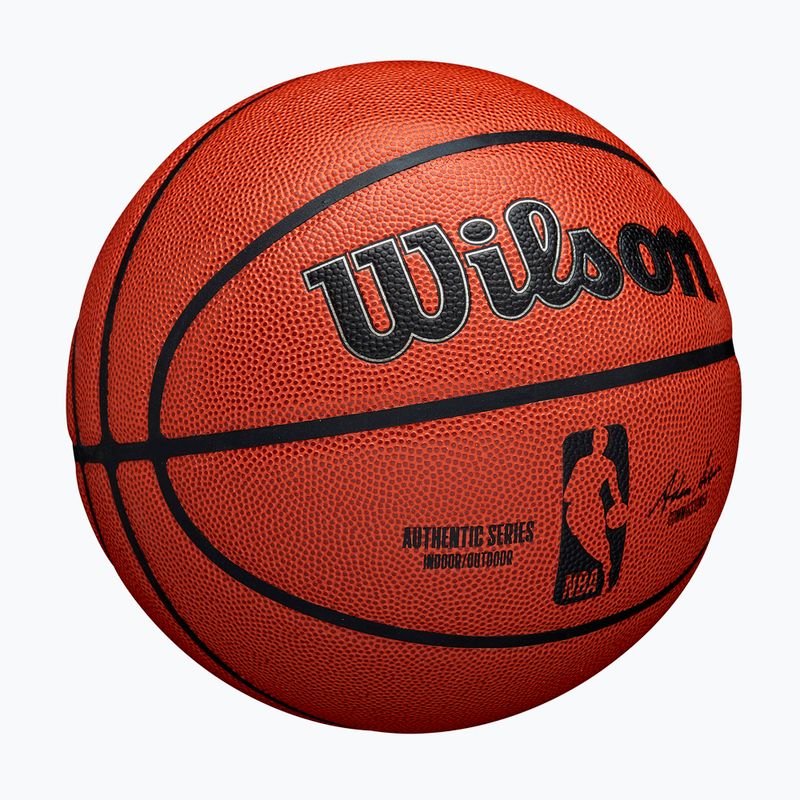 Wilson NBA баскетбол Автентичен вътрешен външен оранжев размер 5 2