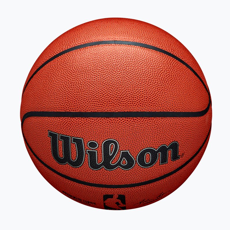 Wilson NBA баскетбол Автентичен вътрешен външен оранжев размер 5 5