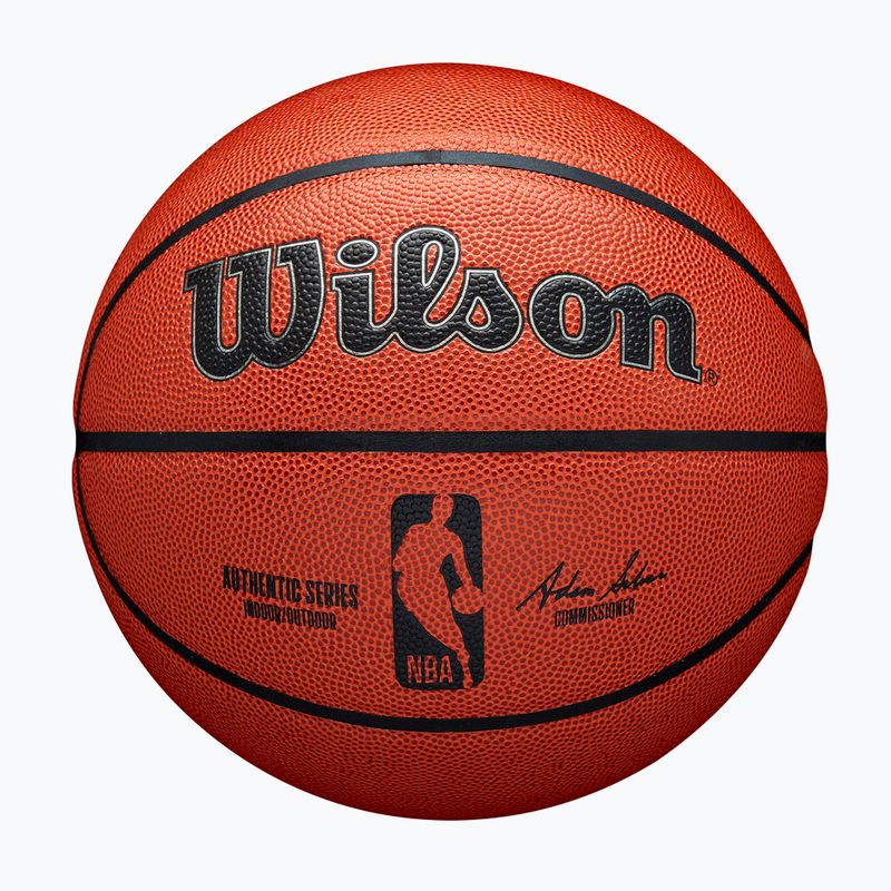 Wilson NBA баскетбол Автентичен вътрешен външен оранжев размер 6