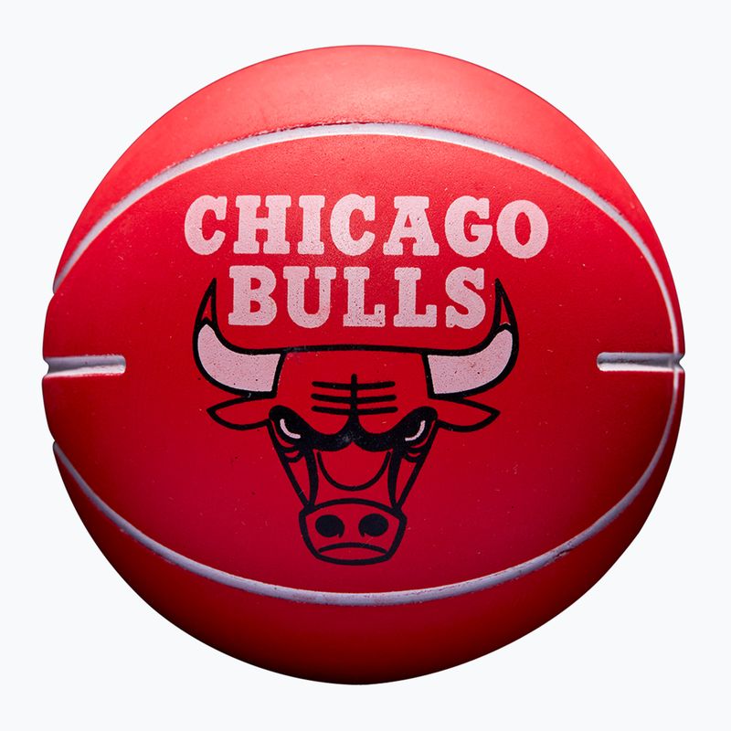 Супер мини Wilson NBA Dribbler топка Chicago Bulls червена