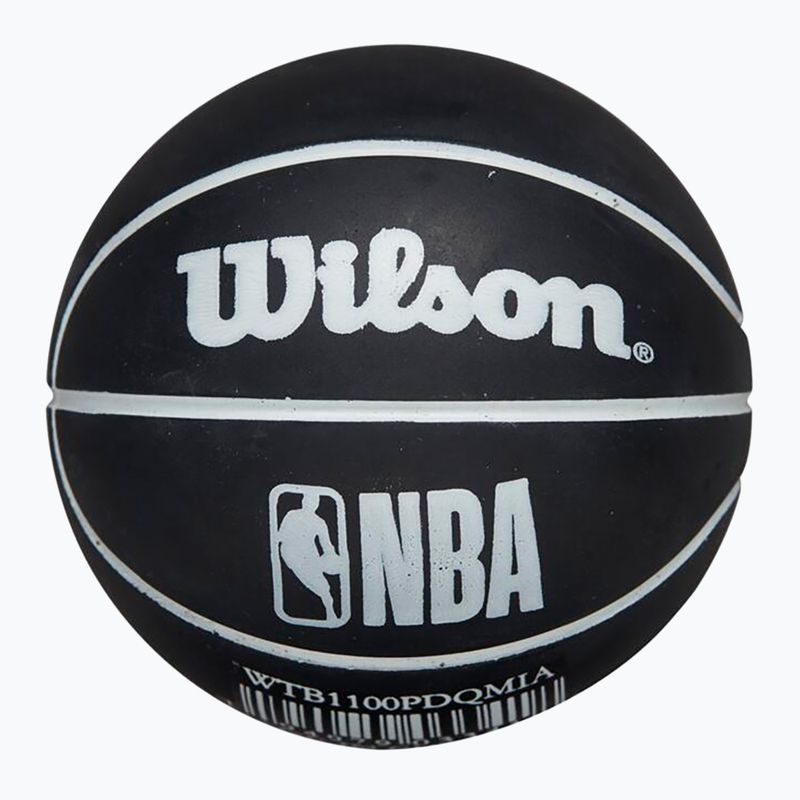 Супер мини Wilson NBA Dribbler топка Miami Heat черна