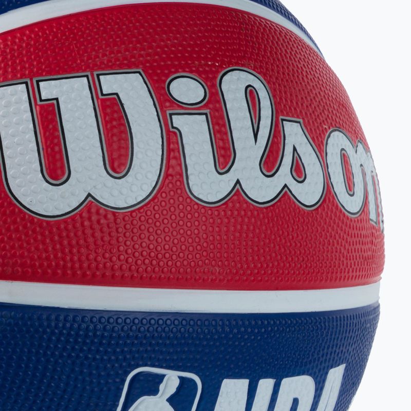 Wilson NBA Team Tribute Los Angeles Clippers Баскетболна топка червена WTB1300XBLAC 4